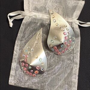 Leather tear drop pasties burlesque cabaret festivals